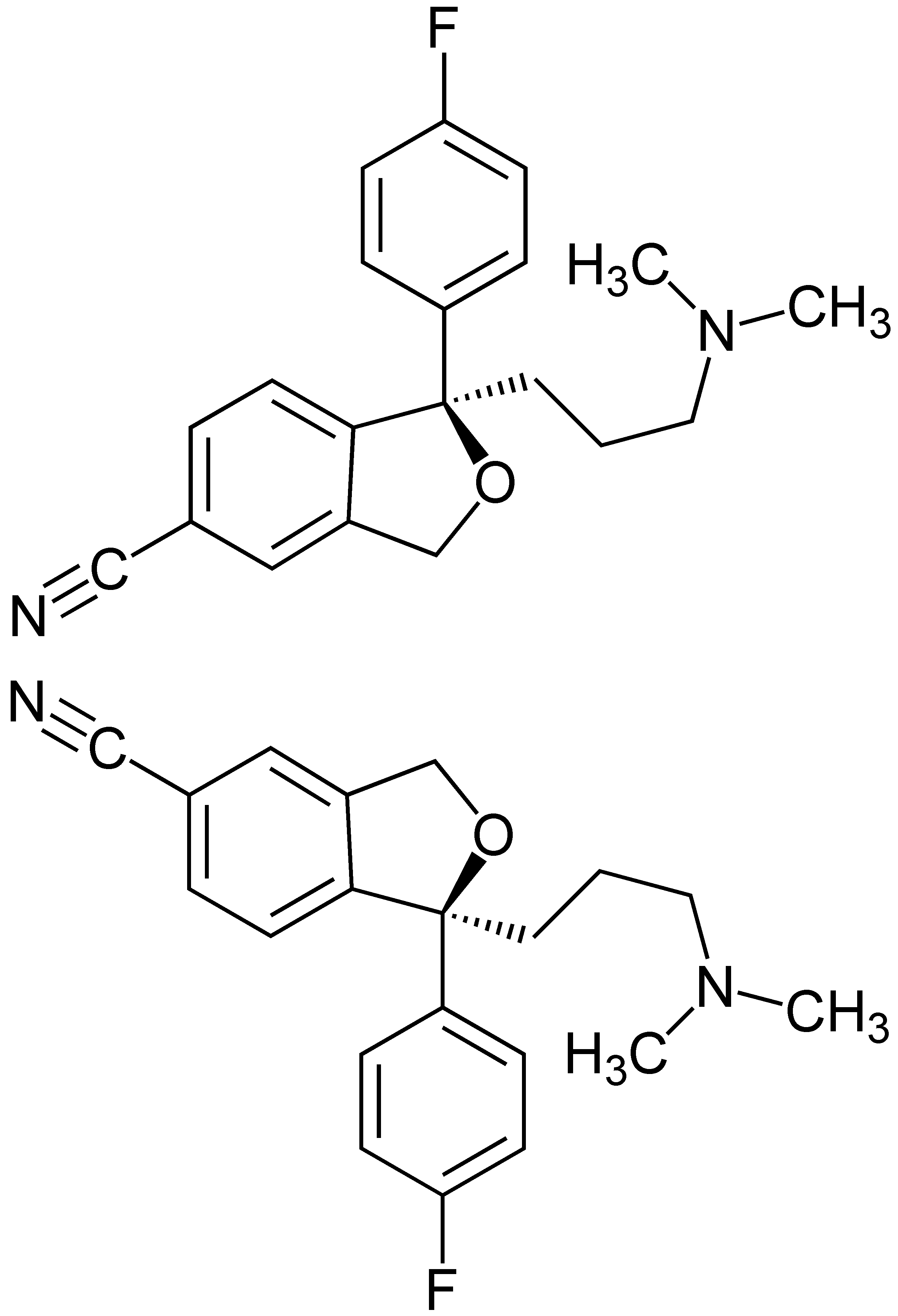 Citalopram Chemische Struktur