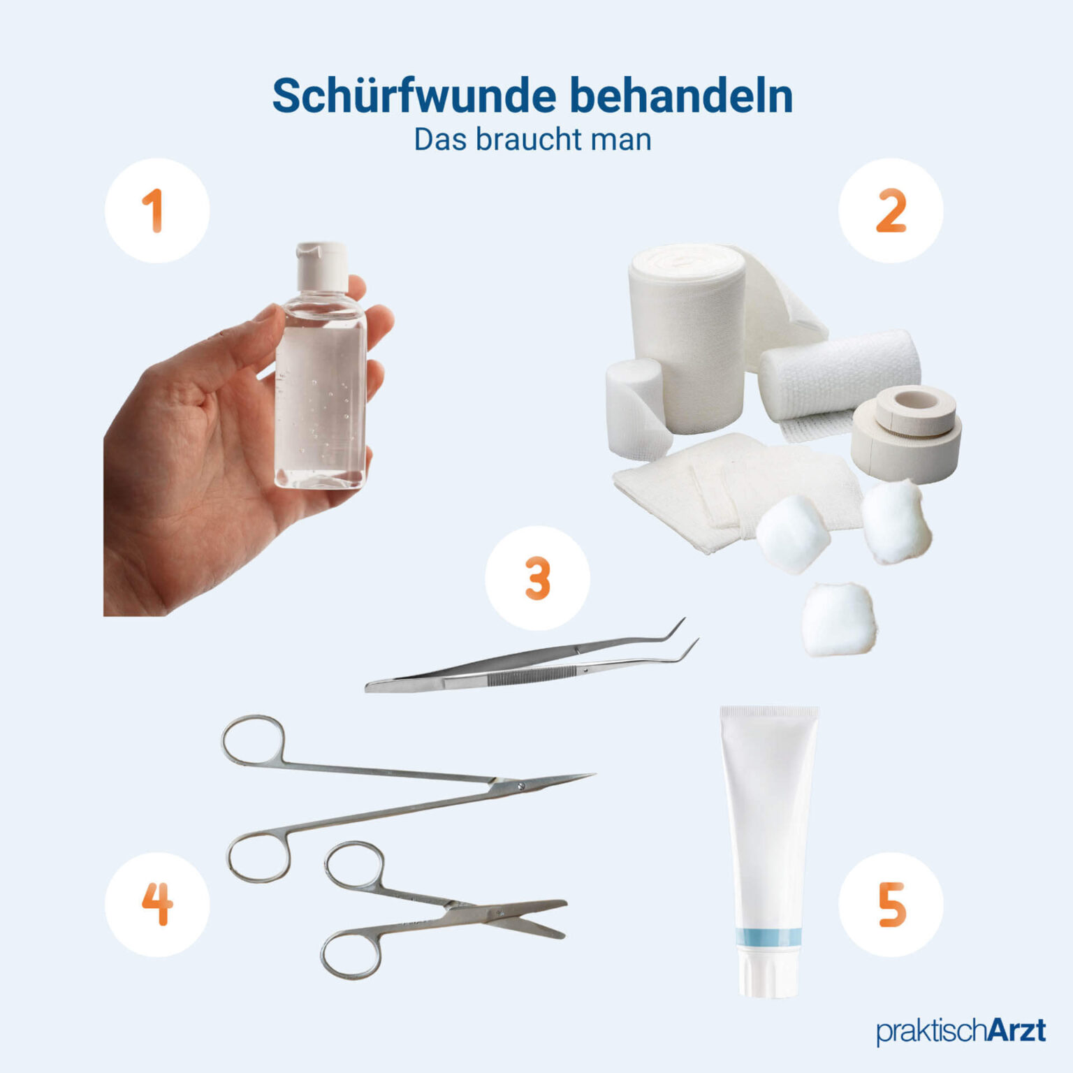 Schürfwunde richtig behandeln: So wird's gemacht | praktischArzt