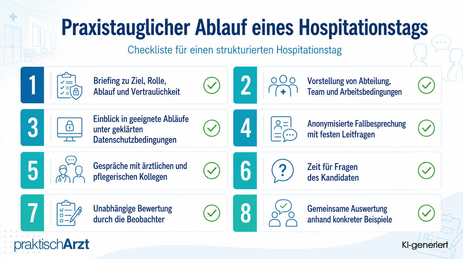 Ablauf Hospitationstag Grafik 1