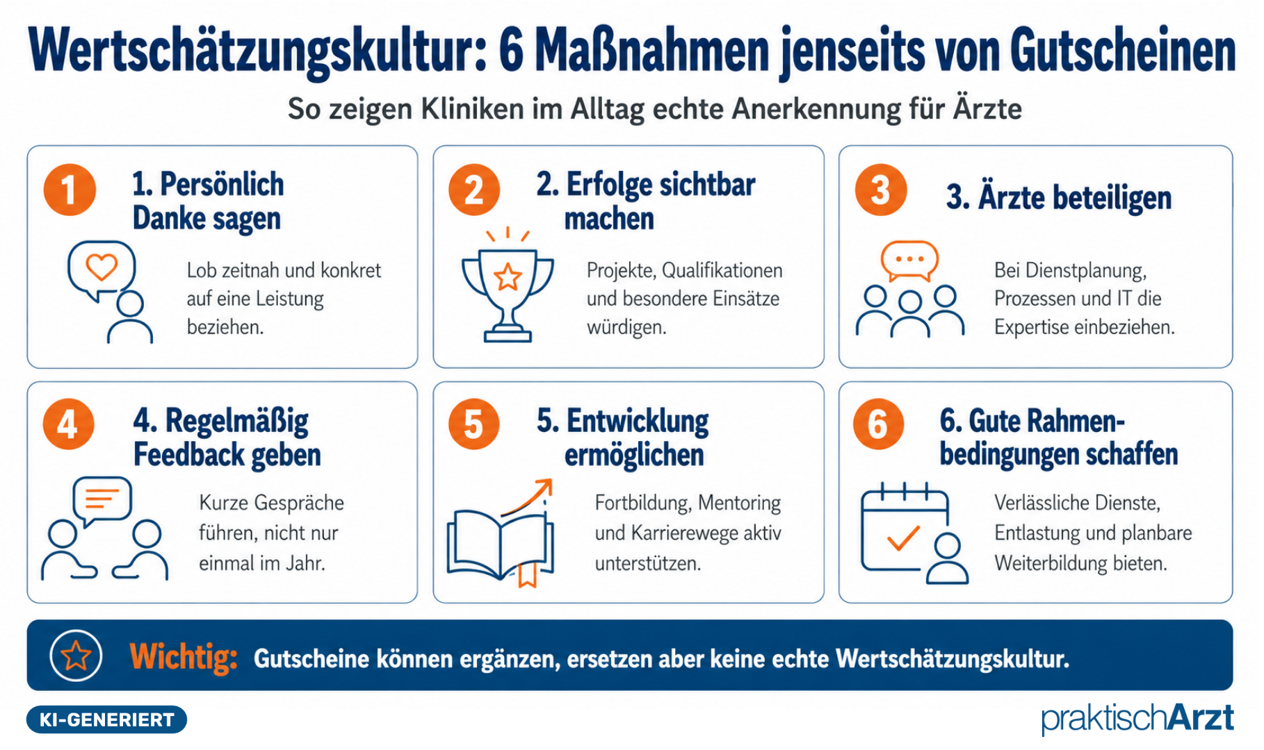 KI generiert - Wertschätzungskultur In Sechs Maßnahmen